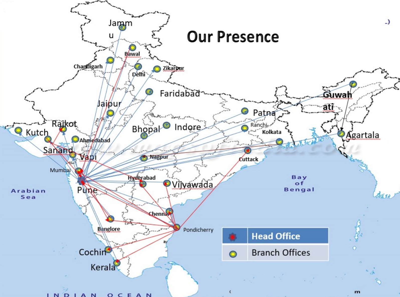 Our presence across India